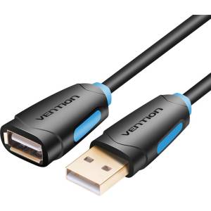 Vention USB-A 2.0/M - USB-A 2.0/F 2m (дължина, PVC), кабел