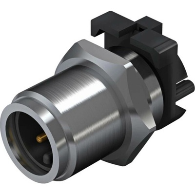 Weidmüller SAIE-M12S-5S-F5.5TL zabudovateľný zástrčkový konektor pre senzory - aktory, 2423150000, piny: 5, 10 ks