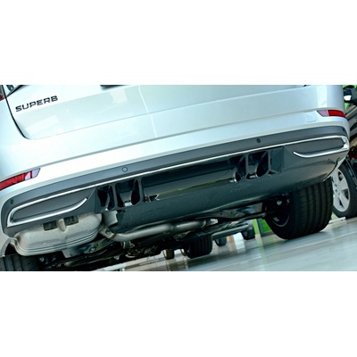 Škoda Superb III SportLine-Difuzor zadního nárazníku S3SPT-RDIF-MAO-GLS – Zboží Mobilmania