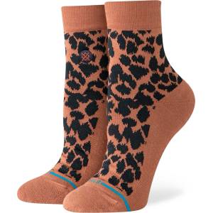 Stance Дамски спортни чорапи Stance Women's Love Leopard Lowrider Sports socks - Brown - размер 38-42 (EU) (207-1689-0112)