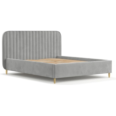 Maison de Reve Сиво единично легло 120x200 cm тапицирано с място за съхранение с включена подматрачна рамка Noto - Maison de Rêve (NOTO120_MDR_P0_MV2240_M0_NF_T0_L26)