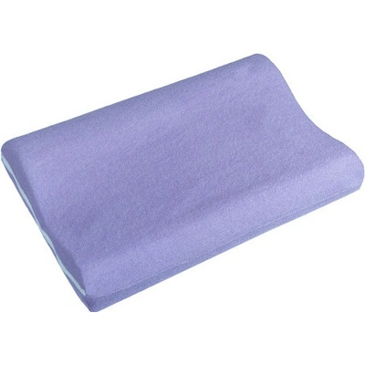 Bellatex polštář anatomický polyuretan Fialový froté 45x30