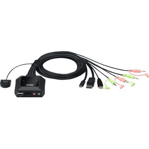 ATEN Превключвател KVM ATEN CS52DP, Дву портов USB-C DisplayPort (ATEN-CS52DP) - itmode
