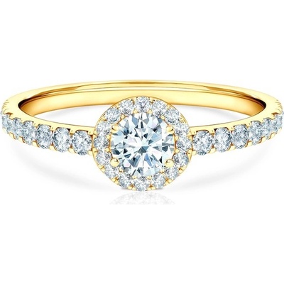 Savicki Zásnubní prsten This is Love žluté zlato diamanty TIL 6 D Z
