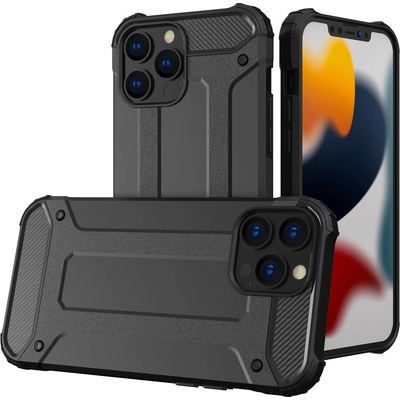 HQWear Калъф Hybrid Armor, за iPhone 13 Pro Max, черен (9111201944923)