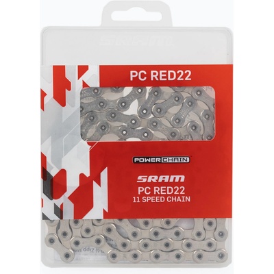 Sram Верига за велосипед sram cn pcred22 114li w/ pwr. lck 11s 1 сива 00.2518. 005.003