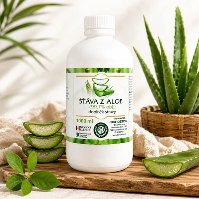 Bio-Detox Aloe Vera šťava 99,7% 1000 ml