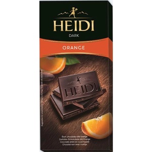 HEIDI тъмен шоколад с портокал
