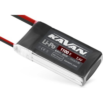 KAVAN Li-Po 30C + Dean T 7.4 V 1100 mAh