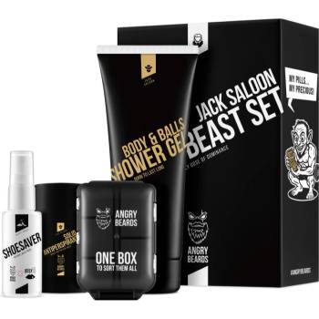 Angry Beards Jack Saloon Active Beast Set комплект за спортисти