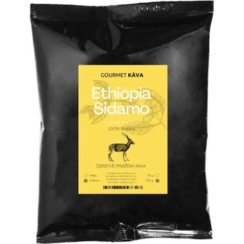 GourmetKava Etiopie Sidamo, СРЕДНО ИЗПЕЧЕНО, кафе на зърна арабика: да, на frenchpress 250g