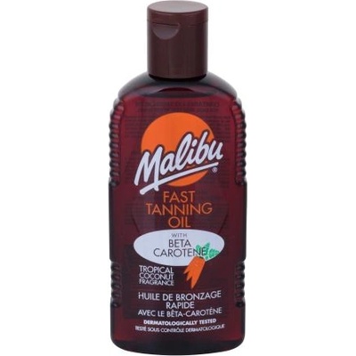 Malibu Fast Tanning Oil олио за тяло за постигане на бърз тен 200 ml