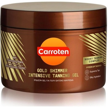 Image 1 of Carroten Гел за интензивен тен с блестящи частици Gold Shimmer, 150 ml