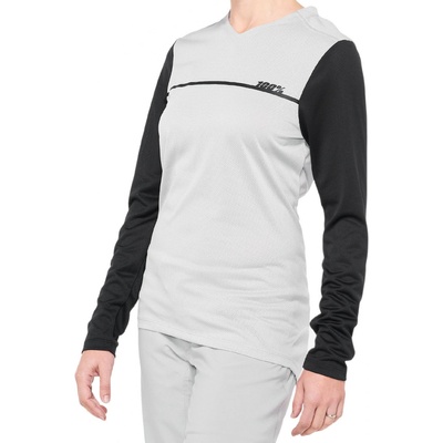 100% Wms Ridecamp Ls grey/black