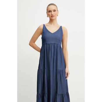 MARELLA Рокля Marella Emme by Marella в тъмносиньо дълга разкроена 2515221372200 (2515221372)