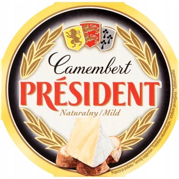 Président Camembert prírodný plnotučný syr 120 g