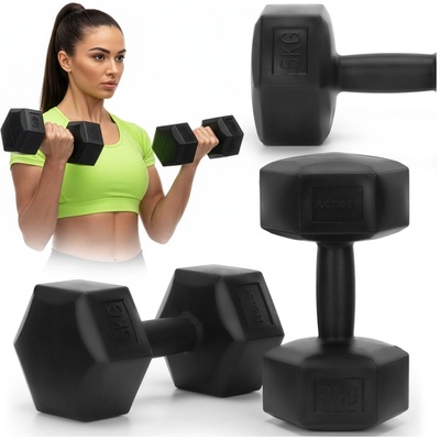 Springos ActiGet Ръчна дъмбел 2x5kg (ACT0163)