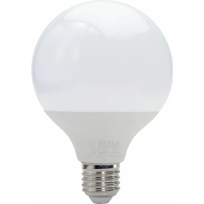 Tesla LED žárovka GLOBE E27, 15W, 230V, 1450lm, 25 000 hod, 3000K teplá bílá, 270st