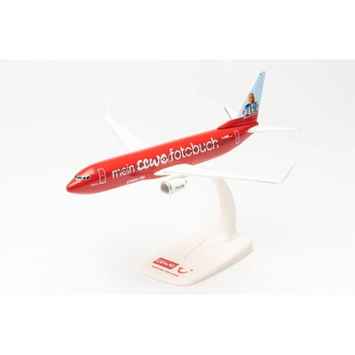 Herpa Boeing 737 86J WL TUIfly CEWE Fotobuch Colors Snap Fit 1:200