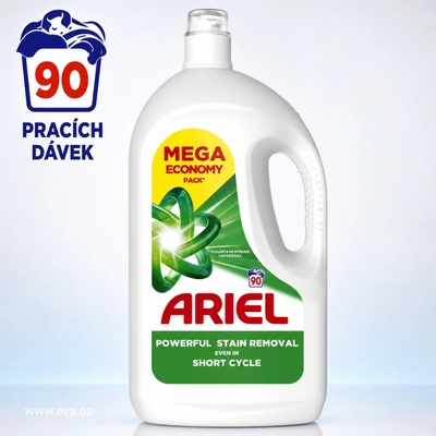 Ariel prací gel Mountain Spring 4,05 l 90 PD