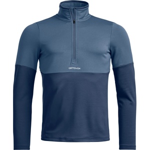 ORTOVOX Fleece Light Zip Neck Размер: L / Цвят: син
