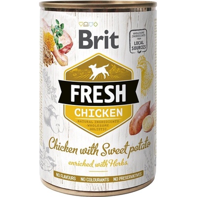 Brit Fresh chicken with sweet potato 400 g