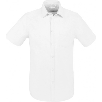 Sol's Brisbane Fit pánska košeľa s krátkym rukávom SL02921 biela