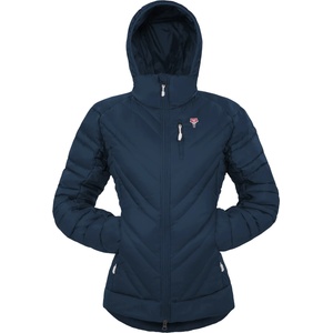 Grüezi Bag Дамско пухено яке Grüezi Bag Women's Faithful Downwool Jacket Down jacket - Blue Ashes (104-3092-0812)