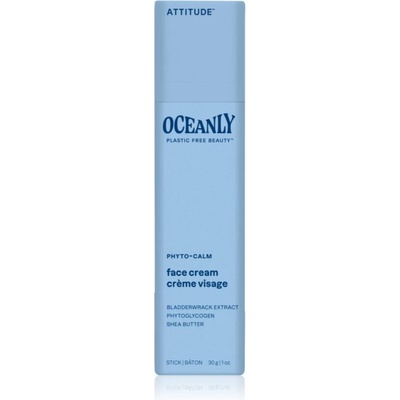 ATTITUDE Oceanly Face Cream успокояващ твърд крем за чувствителна кожа на лицето 30 гр