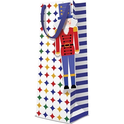 Darčeková taška PAW Nutcracker, fľaša 12x10x37 cm