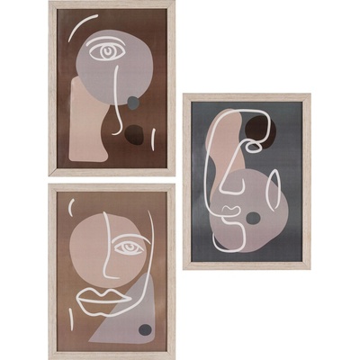 Rámečky na fotky MADISON House Nordic - set 3 ks 21x30 cm
