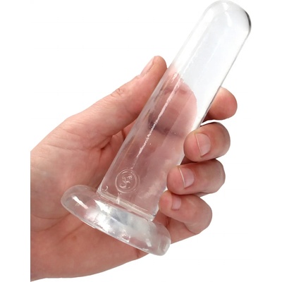 RealRock Finger Like Dildo with Suction Cup 13, 5cm Transparent