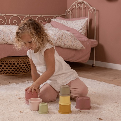 Little Dutch Stohovací kelímky - pink