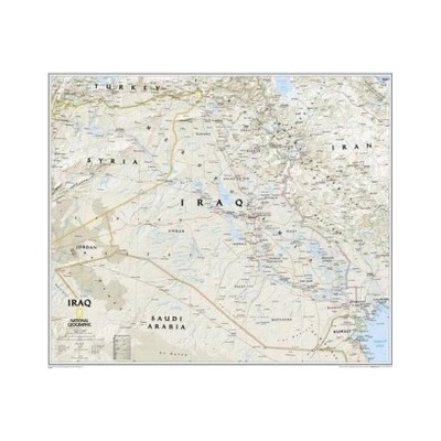 National Geographic Map Iraq Classic