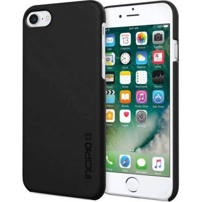 Incipio Feather Case - тънък поликарбонатов кейс за iPhone 8, iPhone 7 (черен)
