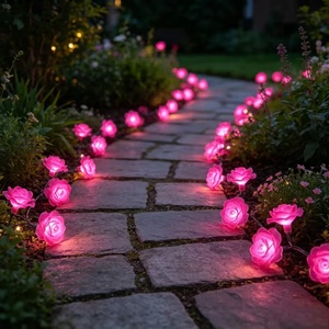  Соларен гирлянд 6, 5 м. с 30 led розички
