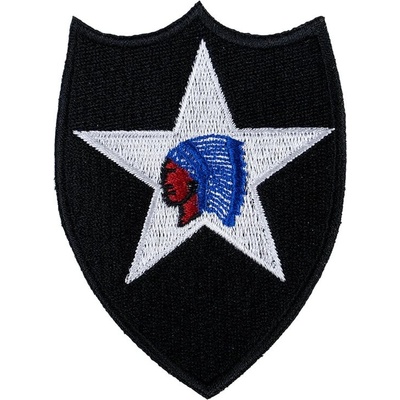 NAVYS Nášivka 2ND INFANTRY DIVISION malá - BAREVNÁ