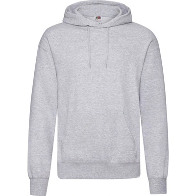 Fruit of THE LOOM CLASSIC HOODED SWEAT HEATHER GREY