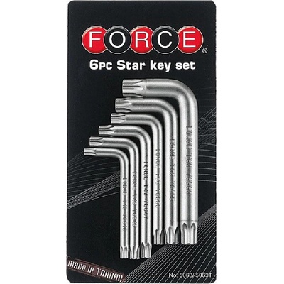 FORCE Комплект Г-образни шестограми Force - Т40-Т60Н, 6 бр (JN66066)