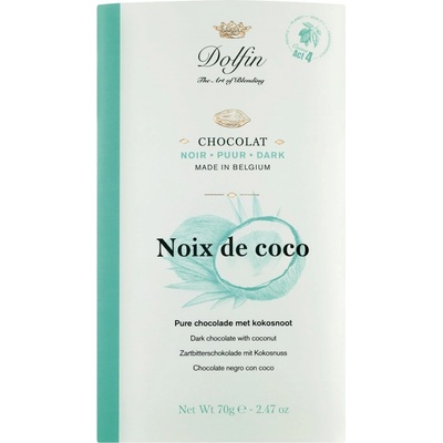 Dolfin Hořká čokoláda s kokosem 70 g