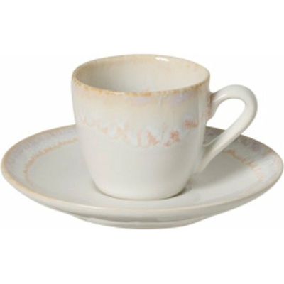 TaorminaCfina asa Biela kameninová šálka na espresso 100 ml