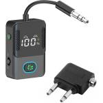 Xmart Bluetooth ресивър Xmart BT-25, 2 режима, вграден микрофон, черен (BT-25)