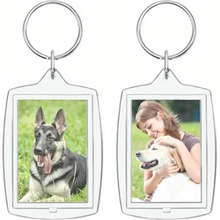 Prívesok na kľúče Transparentná s vlastnou fotografiou 1 Vzor 3
