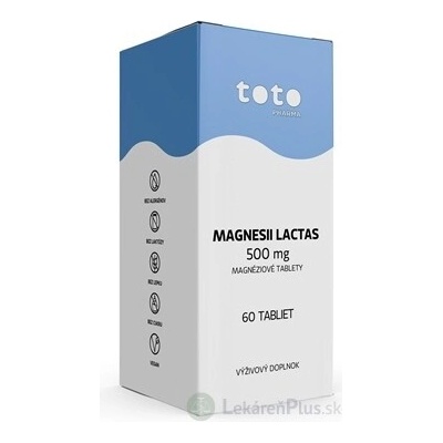 Toto Magnesii Lactas 500 mg 60 tabliet