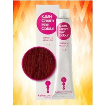 Kallos KJMN s keratinem a arganovým olejem 6.66 Dark Red Blond Cream Hair Colour 1:1.5 100 ml
