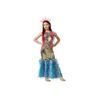 BigBuy Carnival Маскировъчен костюм за деца Русалка Размер 5-6 години