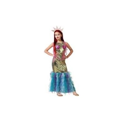 BigBuy Carnival Маскировъчен костюм за деца Русалка Размер 5-6 години