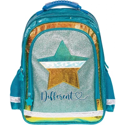 S-Cool Ученическа раница S-COOL с подсилен гръб, Star 15 л