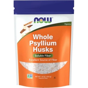 NOW Whole Psyllium Husks Powder [454 грама]