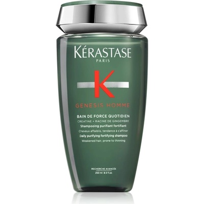 Kérastase Genesis Homme Bain de Force Quotiden почистващ и подхранващ шампоан за тънка коса със склонност към косопад за мъже 250ml
